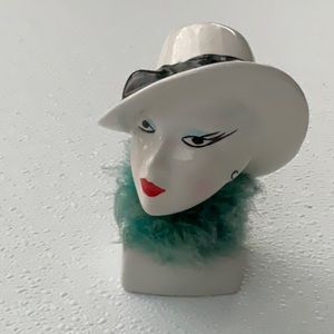 Ceramic woman face